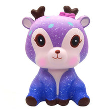 Load image into Gallery viewer, Jumbo Kawaii Colorful Galaxy Unicorn Squishy Doll Slow Rising Stress Relief Squeeze Toys for Baby Kids Xmas Gift 12*6*5CM