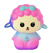 Load image into Gallery viewer, Jumbo Kawaii Colorful Galaxy Unicorn Squishy Doll Slow Rising Stress Relief Squeeze Toys for Baby Kids Xmas Gift 12*6*5CM